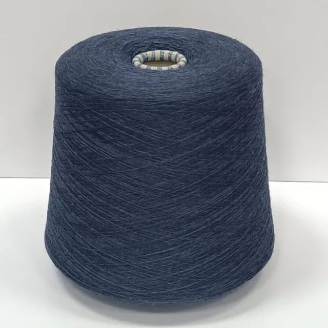 Пряжа Zegna Baruffa Cashwool, меринос бобинный, темный джинс