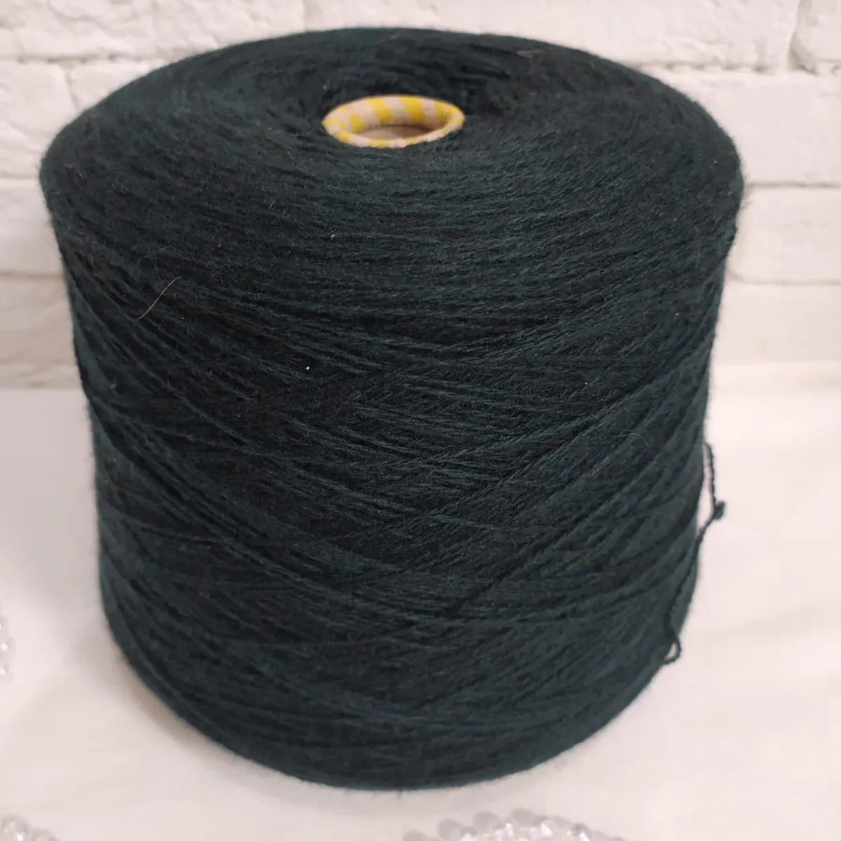 Пряжа Stock Yarn Italy Yak Baby Brown, як бобинный, мокрый лес цвет мокрый лес