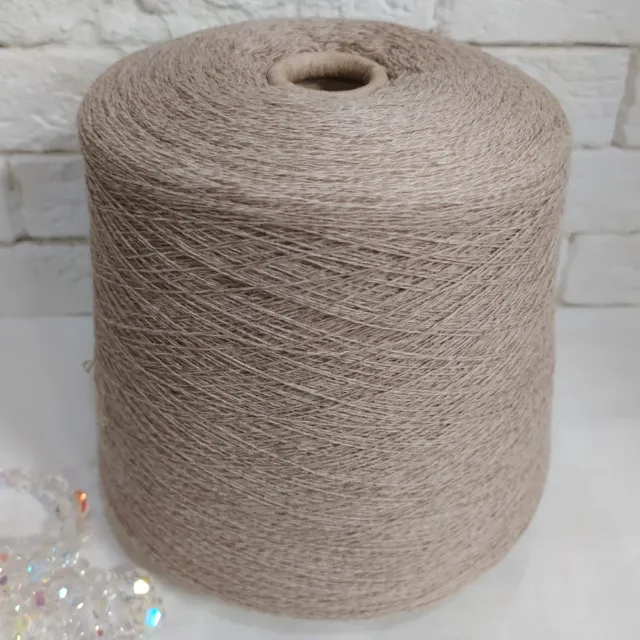 Пряжа Biagioli Modesto Cashmere, кашемир бобинный, мокко мел