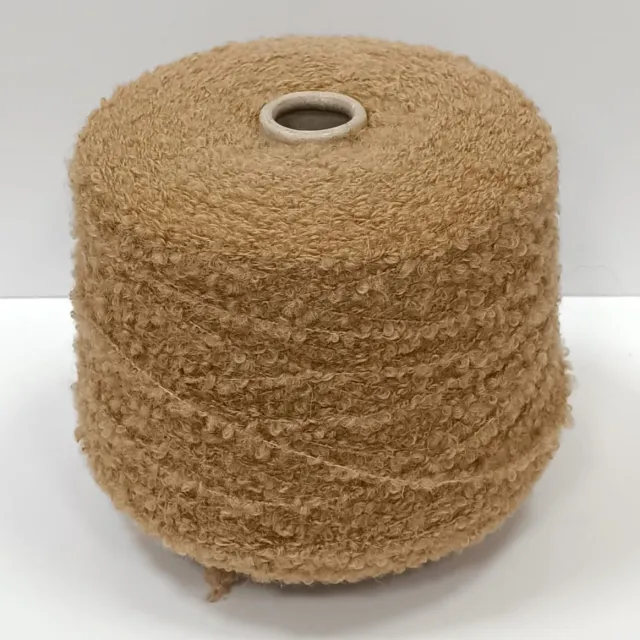 Пряжа New Mill Crono Melange, букле бобинное, кемел