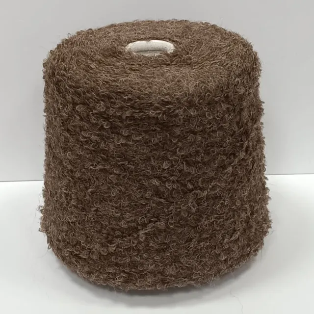 Пряжа Luxury Selection Ri.Go Fancy Alpaca, букле бобинное, шоколад