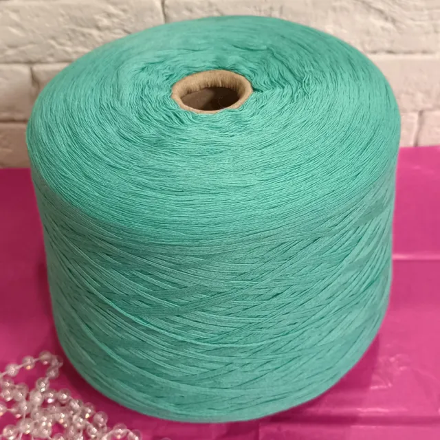 Пряжа Filati Naturali Cottone/Lino, хлопок бобинный, бледная бирюза