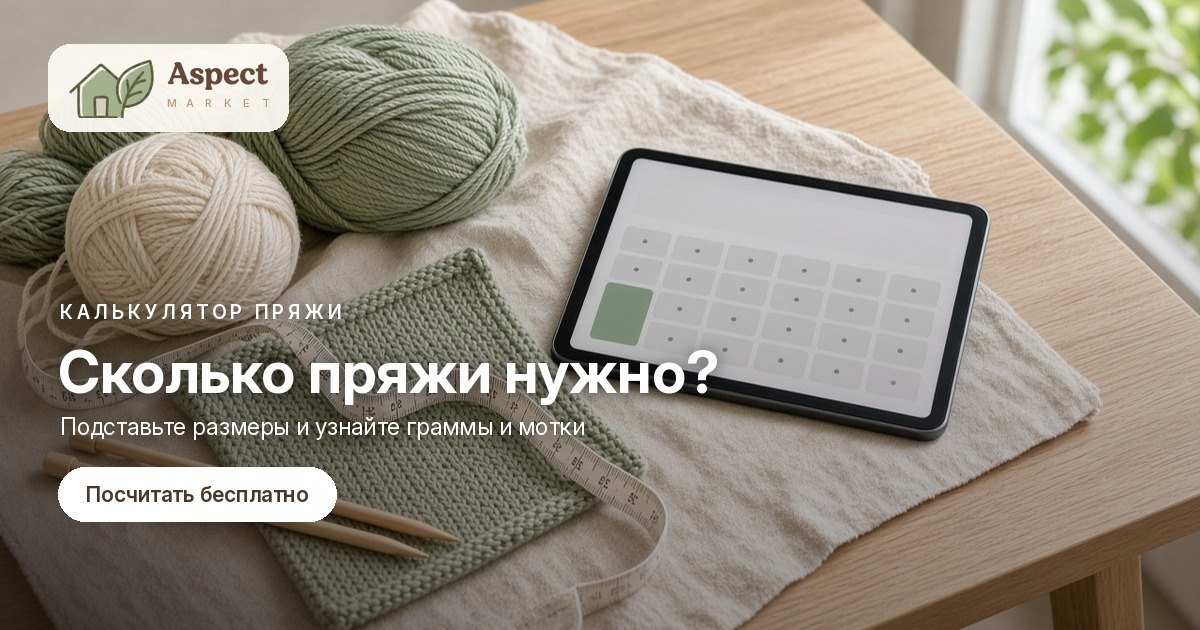 Прибавки и убавки петель онлайн — Aspect Market