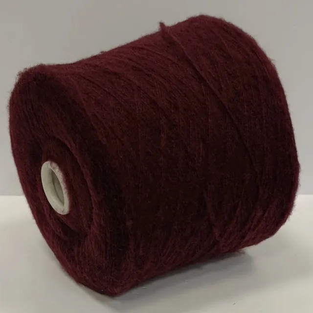 Пряжа Luxury Produktion by Ri.Go. Fluffy Cashmere, кашемир бобинный, бургундия