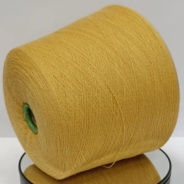 Пряжа Loro Piana Cashover Fine, кашемир бобинный, горчица