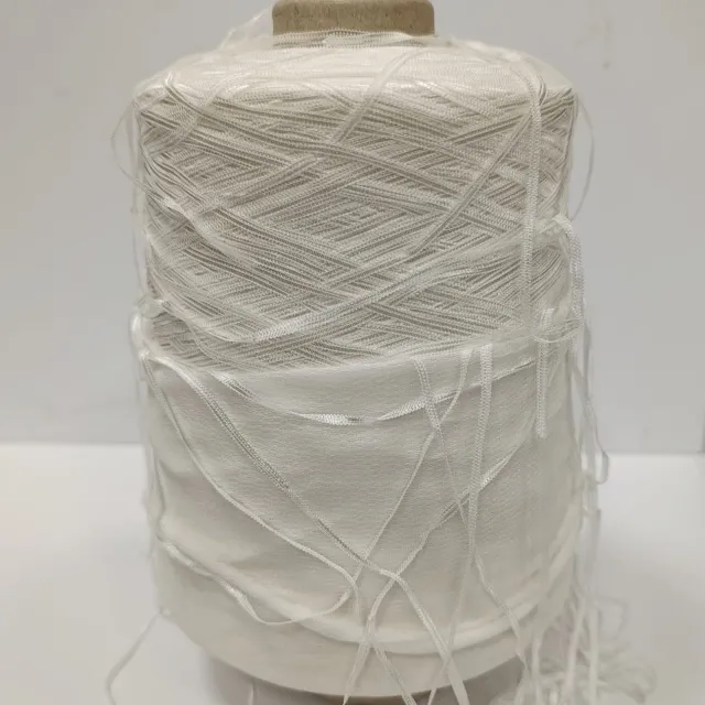 Пряжа Lineapiu Macrame, фантазийная в бобинах, белый