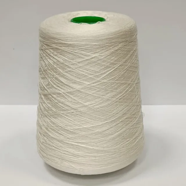 Пряжа Botto Giuseppe Slowsilk, шёлк бобинный, белый