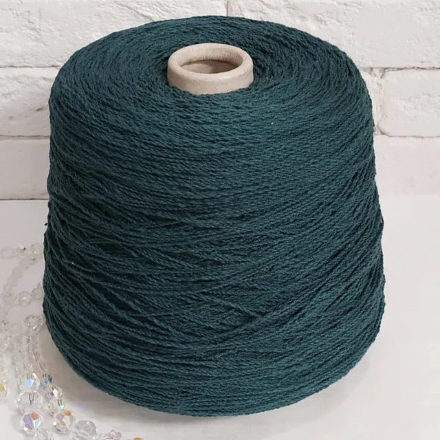 Пряжа Fashion Mill Avocado, хлопок бобинный, темный изумруд