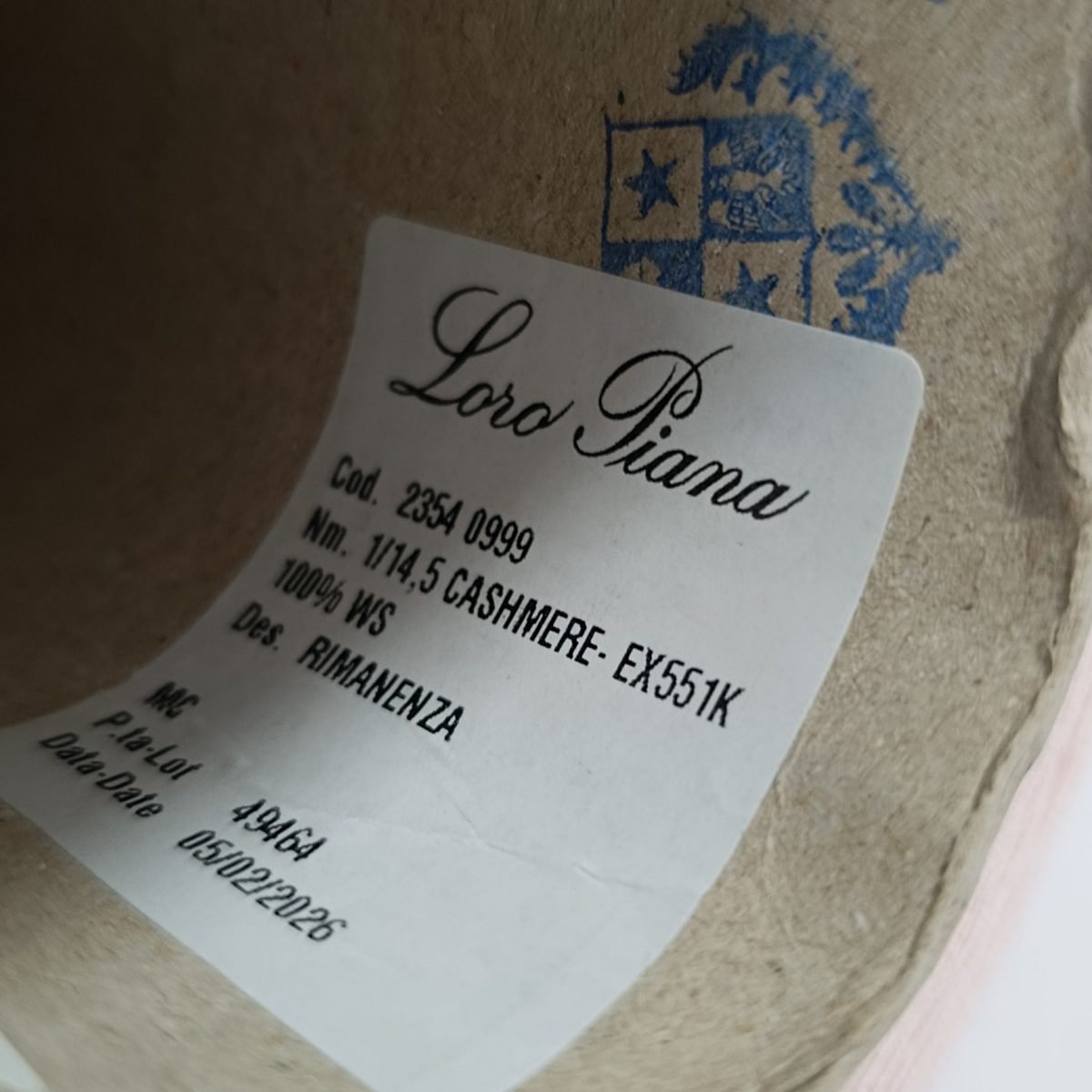 Пряжа Loro Piana Cashmere, кашемир бобинный, розовый цвет розовый