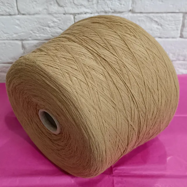 Пряжа Filati Naturali Cottone/Lino, хлопок бобинный, кемел