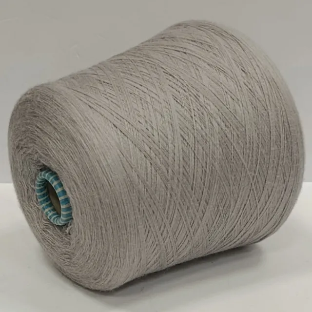 Пряжа Biella Yarn Adelaide, меринос бобинный, серый жемчуг