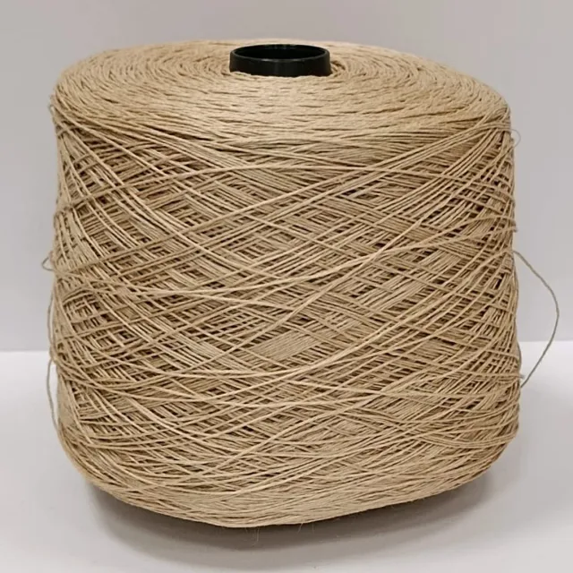 Пряжа Luxury Selection Frescolino, лён бобинный, сливочная помадка