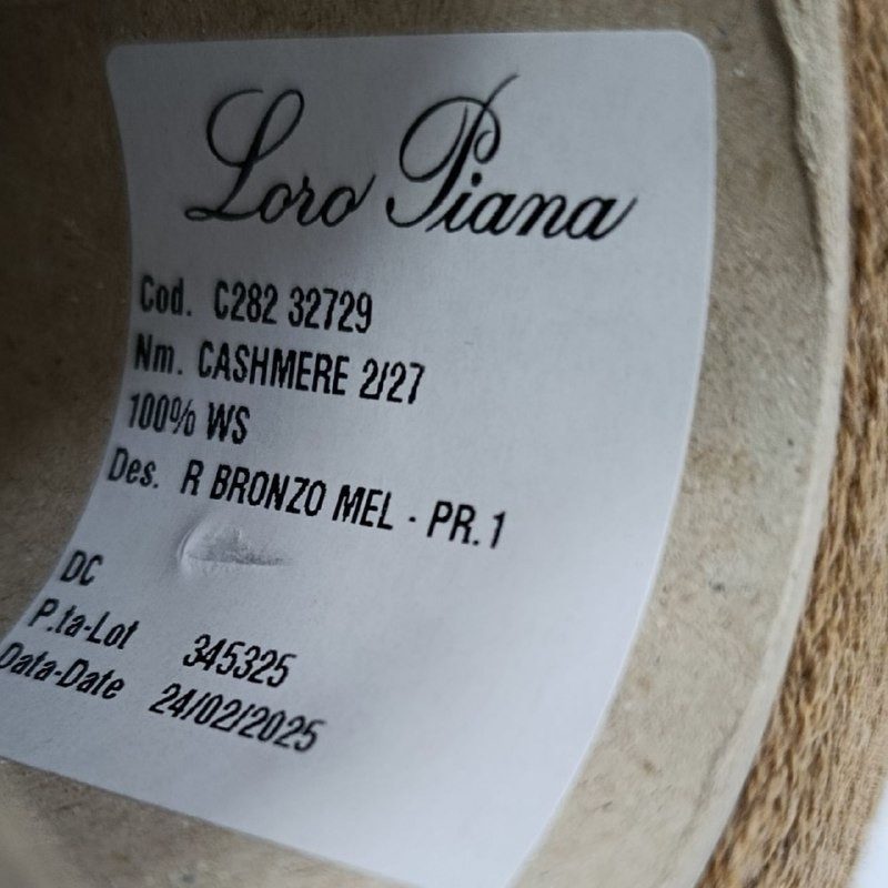 Пряжа Loro Piana Cashmere, кашемир бобинный, бронза цвет бронза