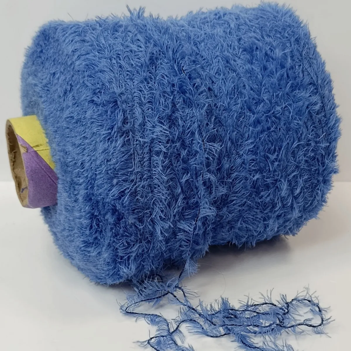 Пряжа Torcitura di Domaso Teddy, меринос бобинный, петроль цвет петроль