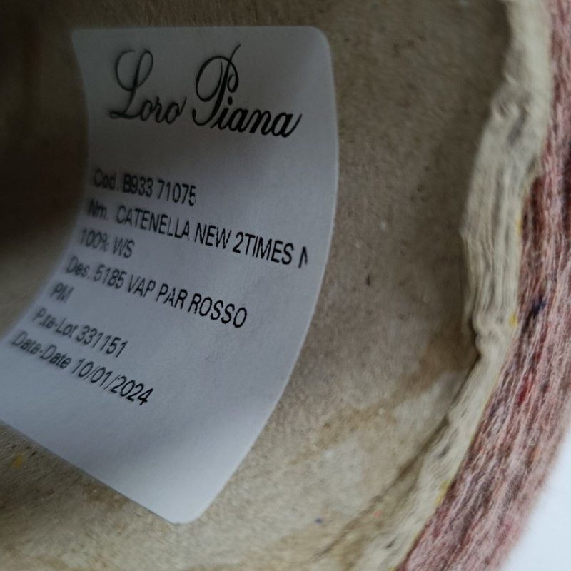 Пряжа Loro Piana Catenella, кашемир бобинный, античная роза цвет античная роза