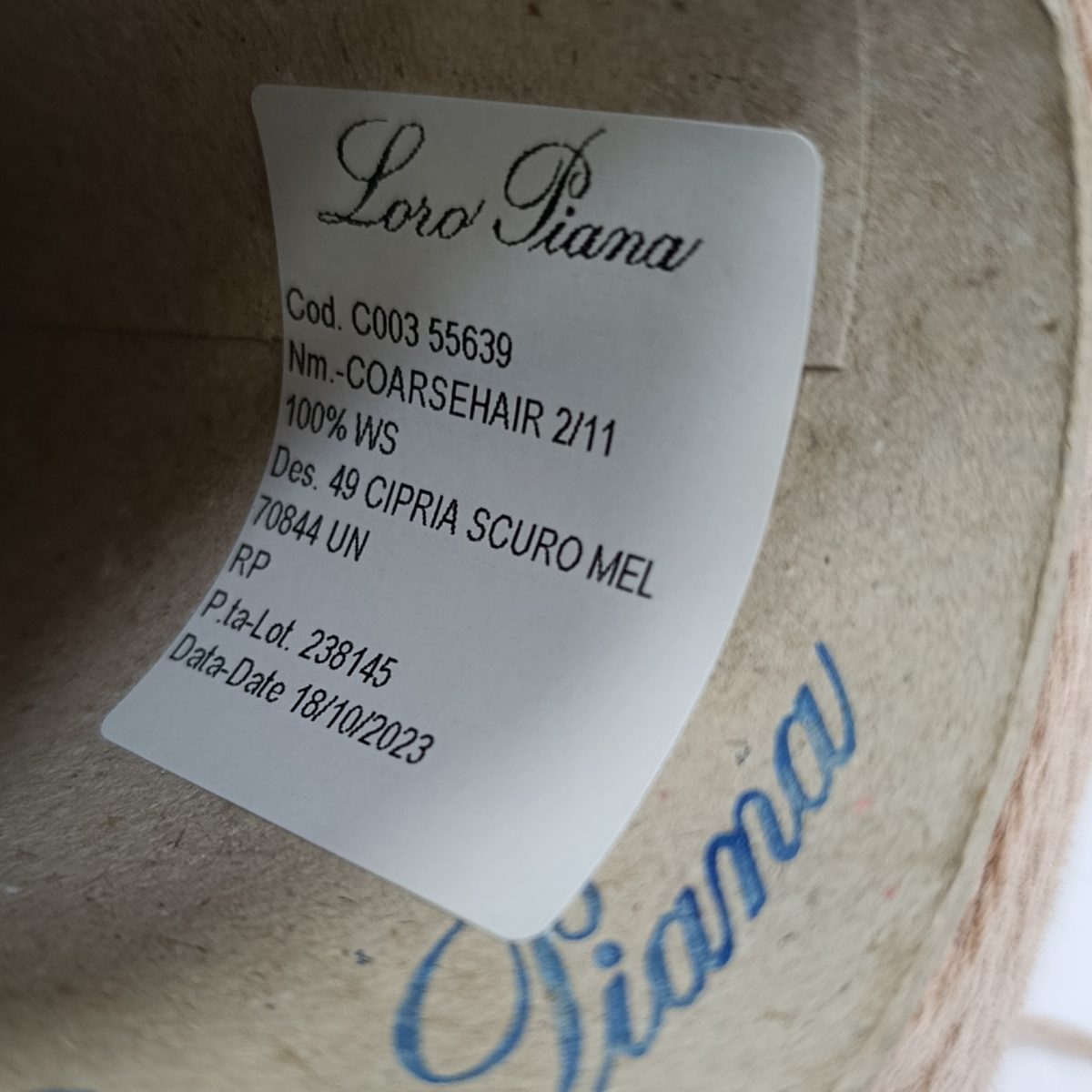 Пряжа Loro Piana Coarsehair, кашемир бобинный, темная пудра цвет темная пудра