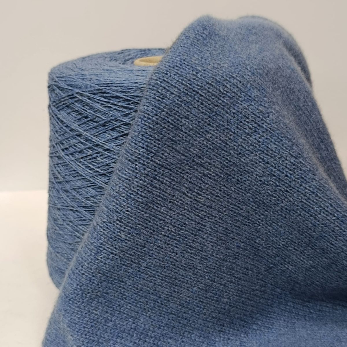 Пряжа Loro Piana Coarsehair, кашемир бобинный, джинс мел цвет джинс мел