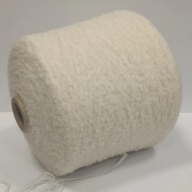 Пряжа Lineapiu Eskimo Unito, букле бобинное, молоко