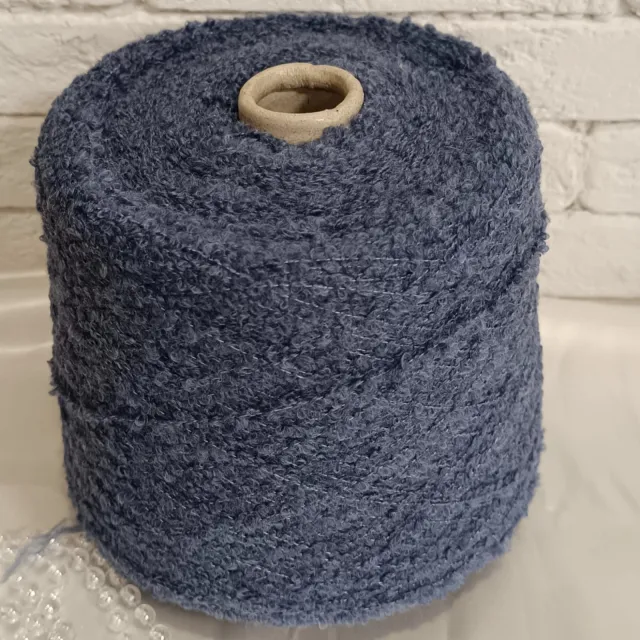 Пряжа G&G Filati Superkid Boucle, букле бобинное, джинс
