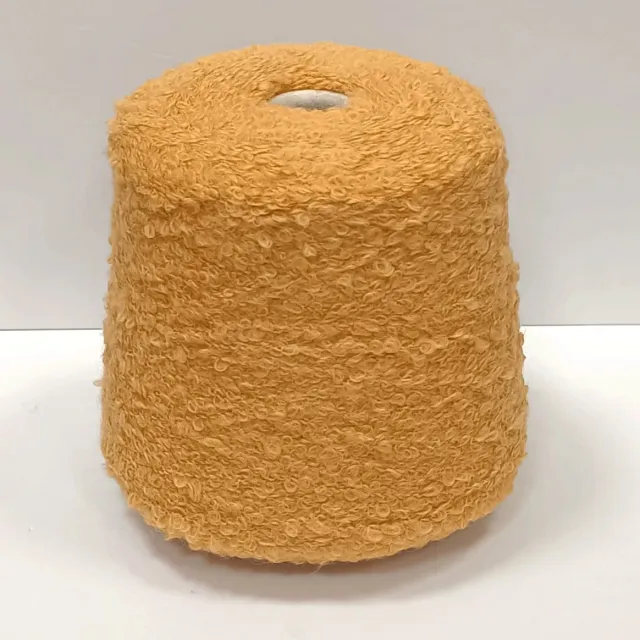 Пряжа Luxury Selection Ri.Go Fancy Alpaca, букле бобинное, папайя