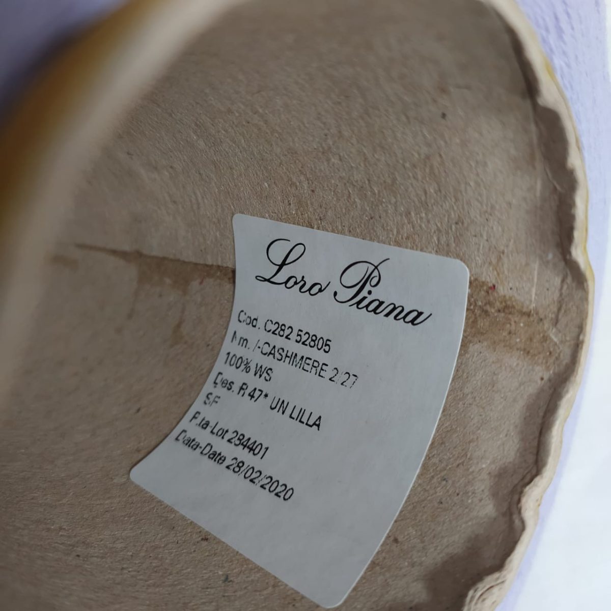 Пряжа Loro Piana Cashmere, кашемир бобинный, охра цвет охра