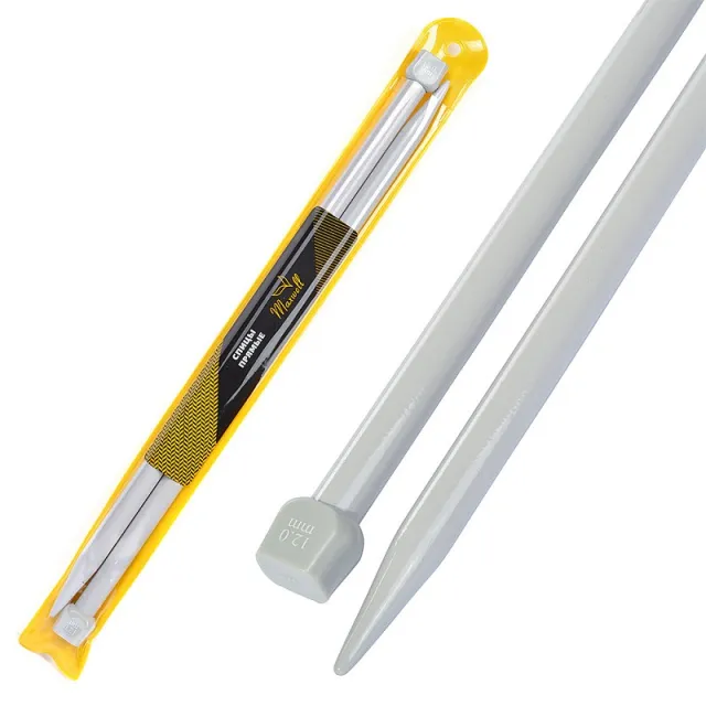 Спицы для вязания Maxwell Gold (Тефлон), прямые, Ø12,0 мм /35 см, 2 шт
