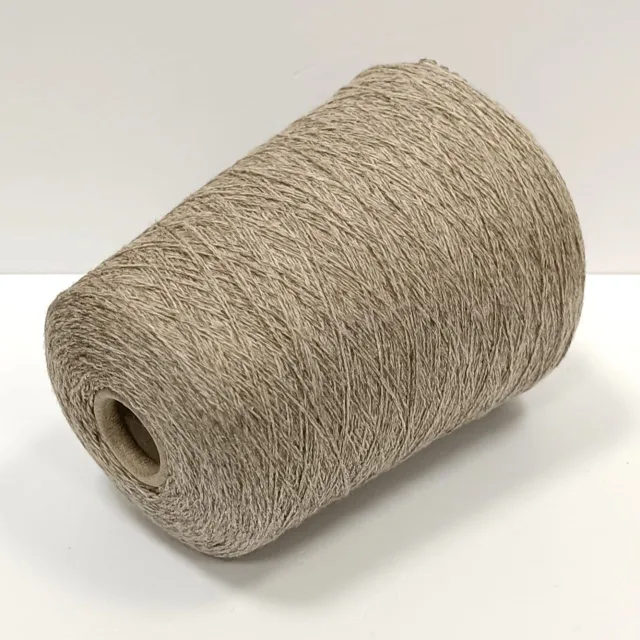 Пряжа Loro Piana Coarsehair, кашемир бобинный, бежевый меланж