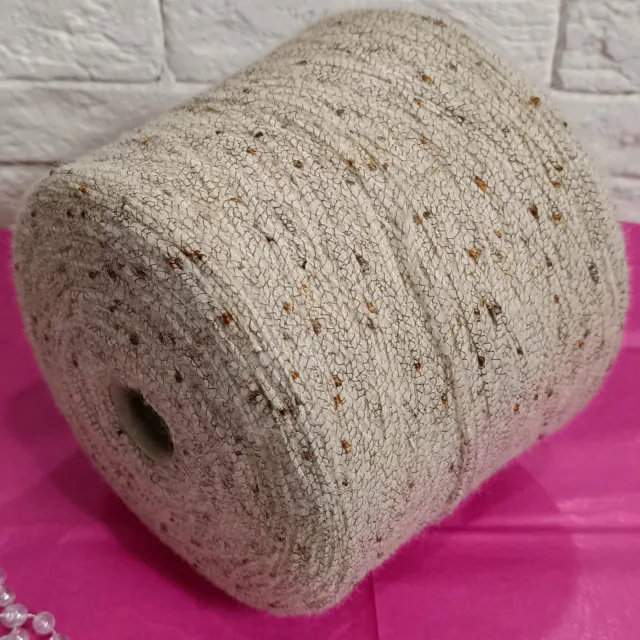 Пряжа Luxury Selection Alison Tweed, альпака бобинная, бежевый твид