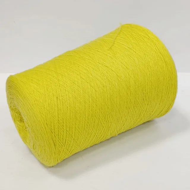 Пряжа Loro Piana Cashmere, кашемир бобинный, желтый неон