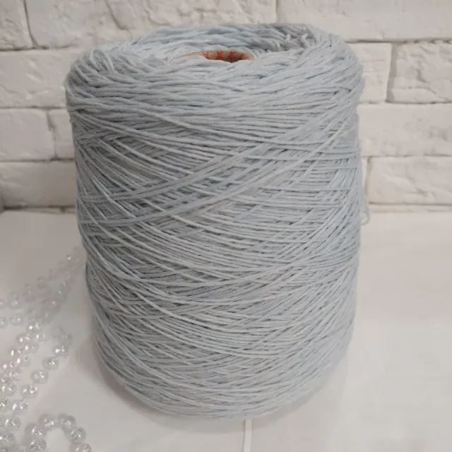 Пряжа Natural Fantase Pamir, меринос бобинный, голубой