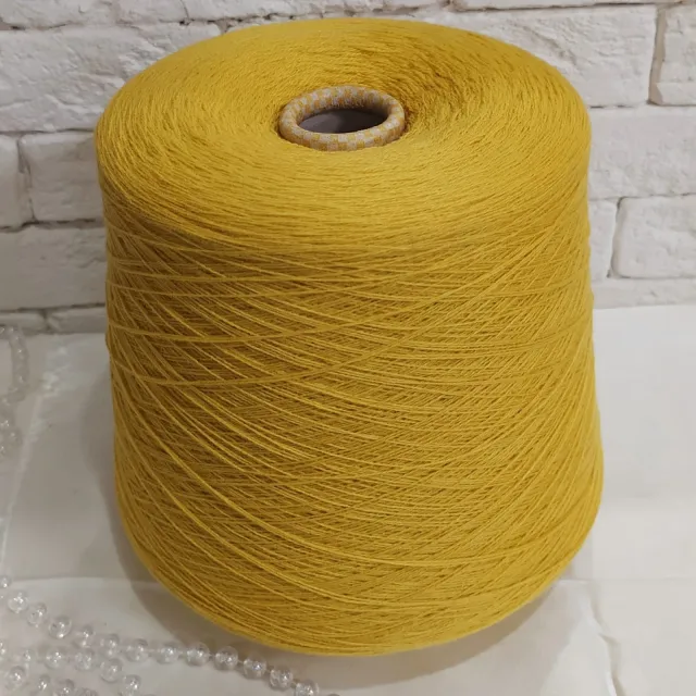 Пряжа Cariaggi Cashmere, кашемир бобинный, янтарь