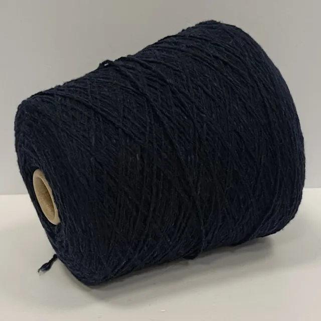 Пряжа Loro Piana Wool Malfile, меринос бобинный, темно-синий
