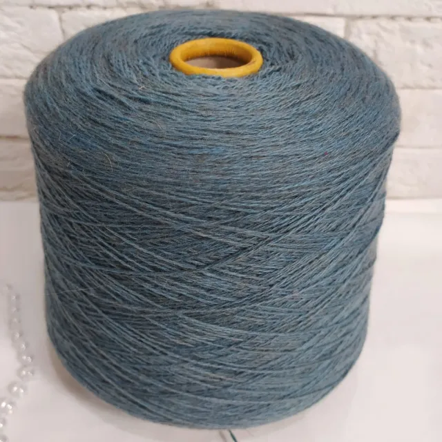 Пряжа Stock Yarn Italy Galisia, верблюжий пух бобинный, аква