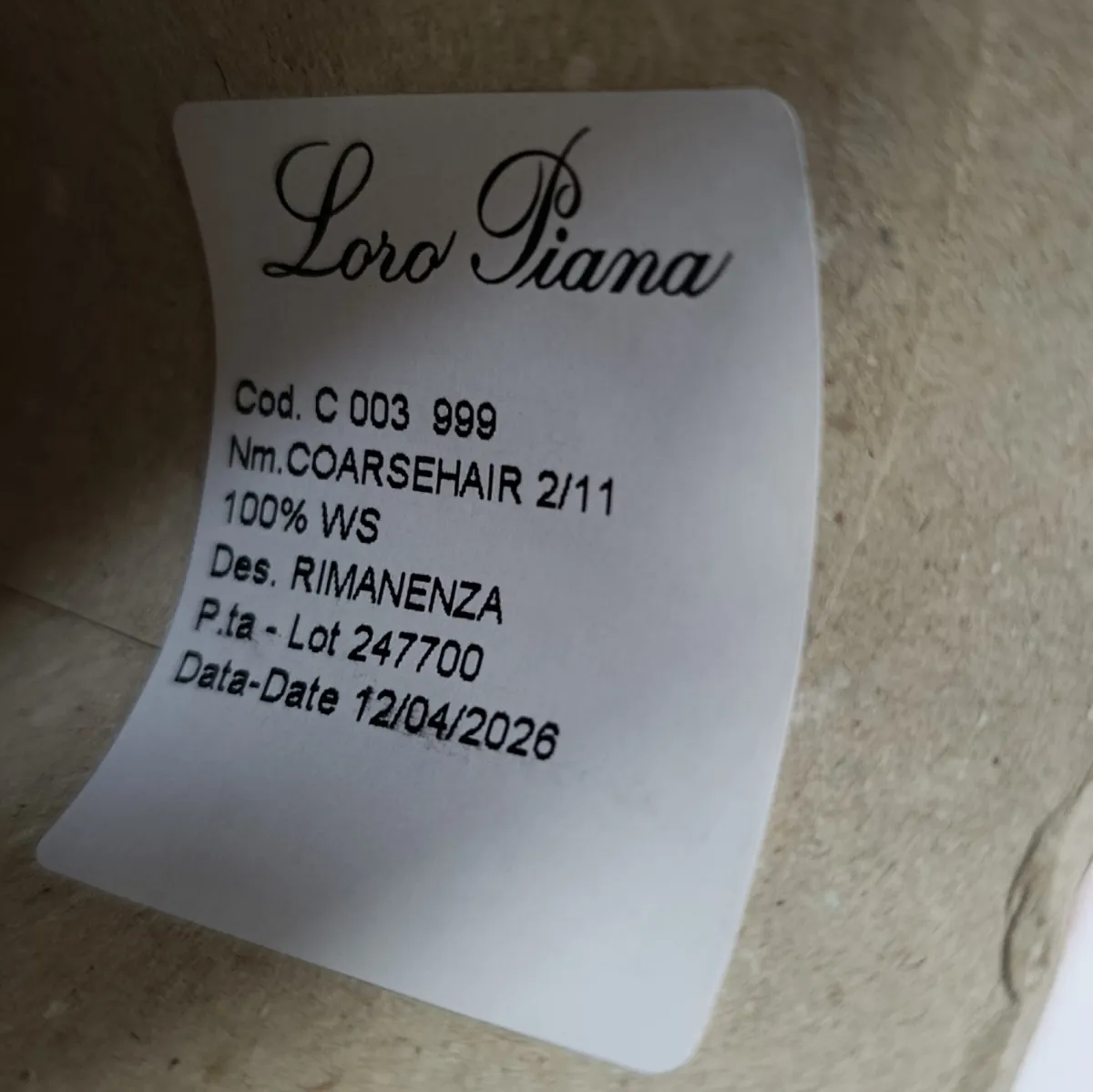 Пряжа Loro Piana Coarsehair, кашемир бобинный, роза меланж